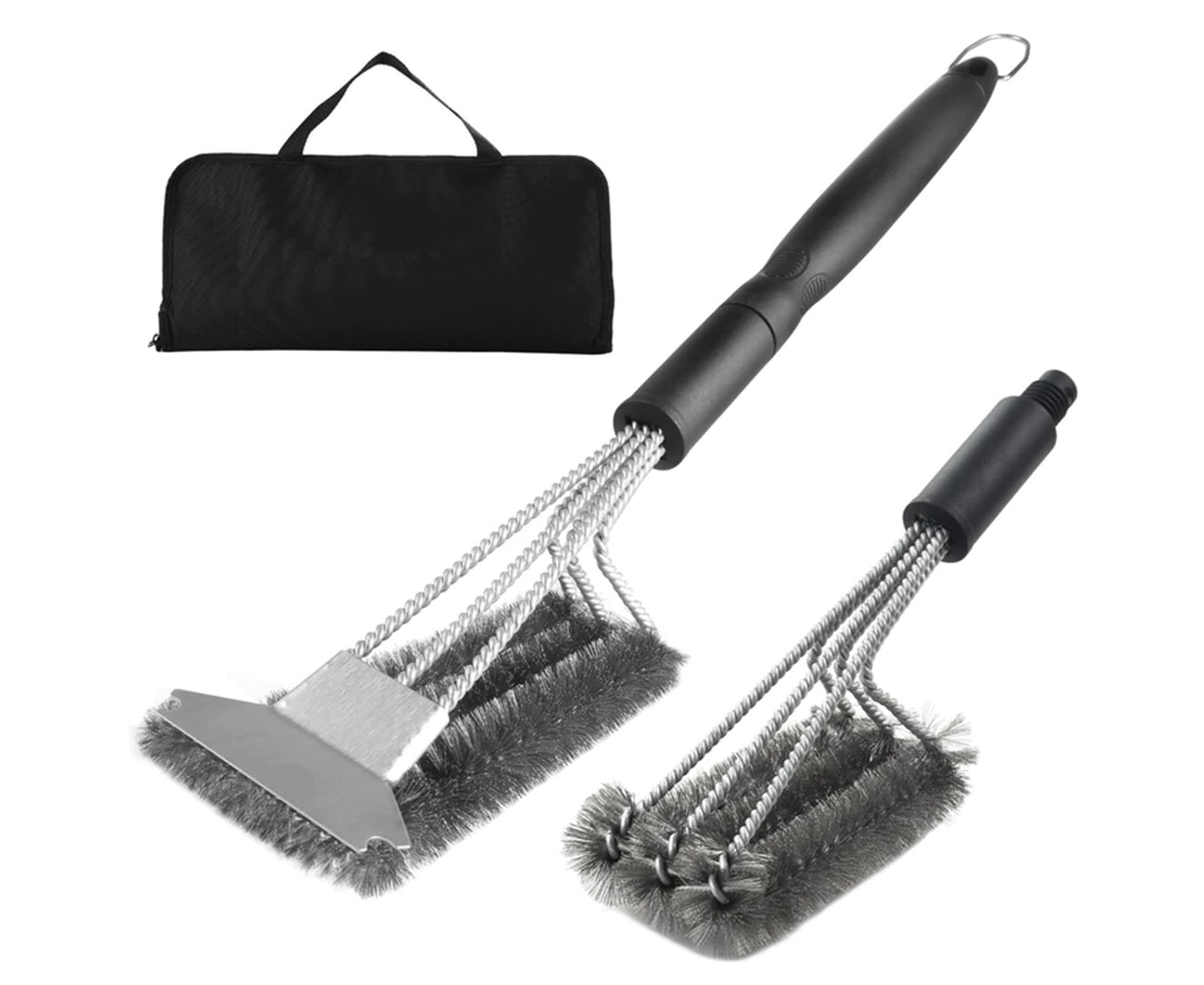 BBQ Cleaning Kit with Extra BBQ Wire Brush Head