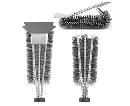 BBQ Cleaning Kit with Extra BBQ Wire Brush Head