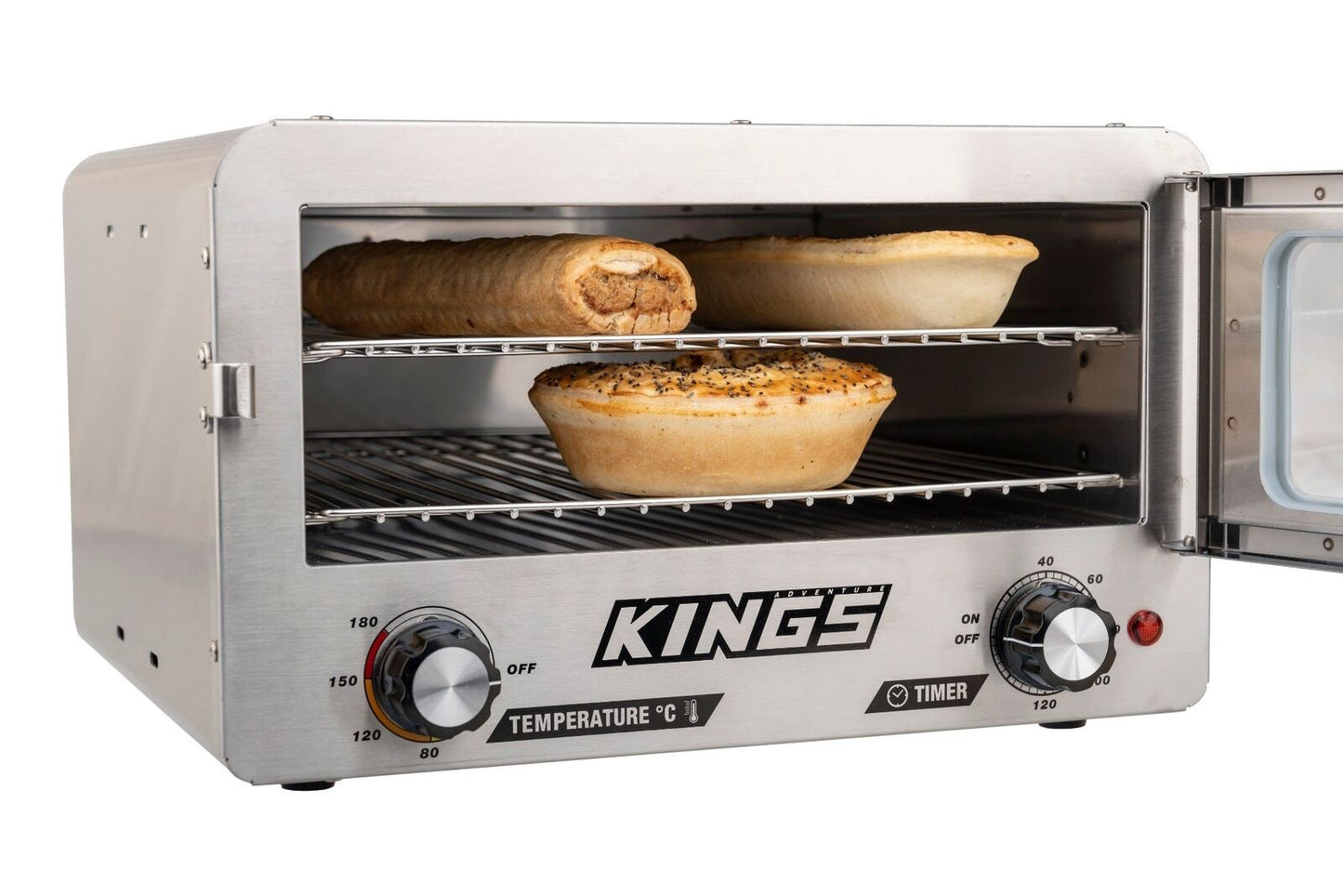 Electric Pie & Sausage Roll Oven - Great on the Go!  