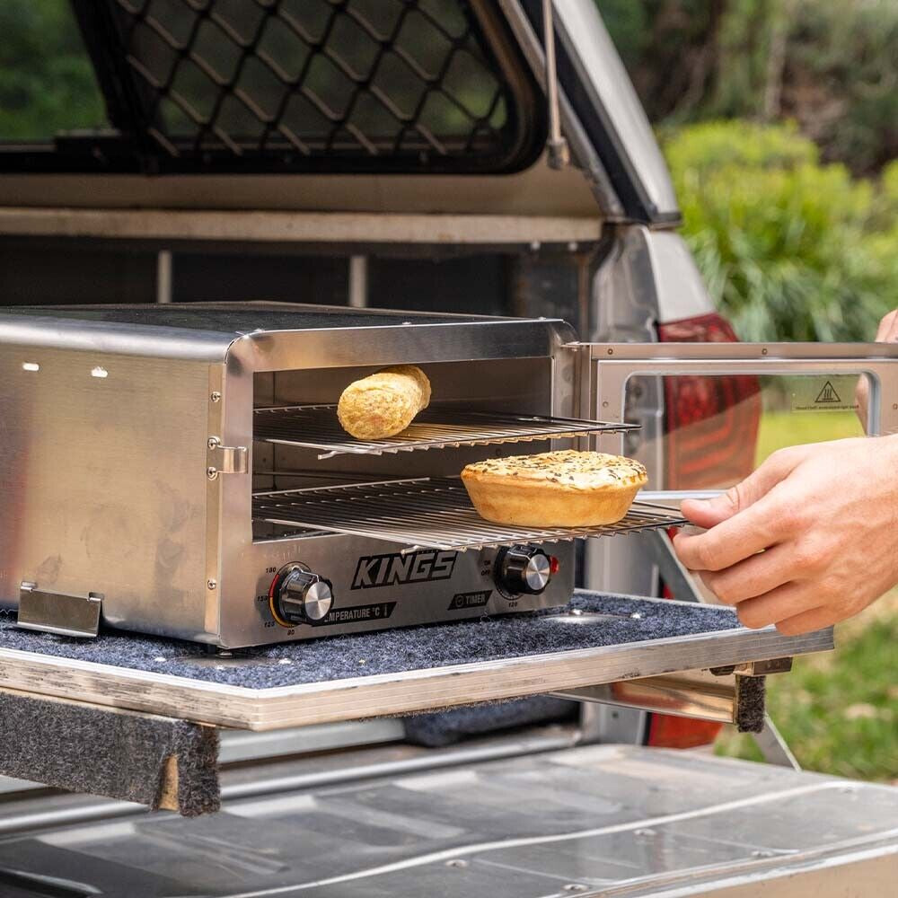 Electric Pie & Sausage Roll Oven - Great on the Go!  